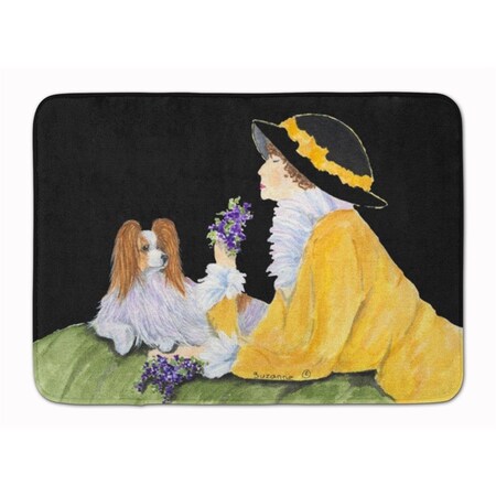 Carolines Treasures Papillon Machine Washable Memory Foam Mat SS8633RUG